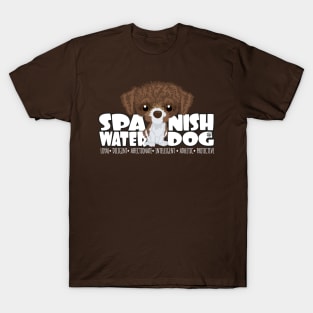 Spanish Water Dog (Brown&White) - DGBigHead T-Shirt